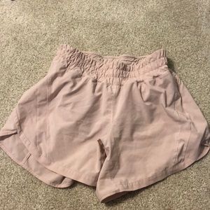 Pink lululemon shorts size 4 (new without tags).